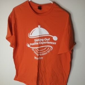 Orange Graphic T-Shirt